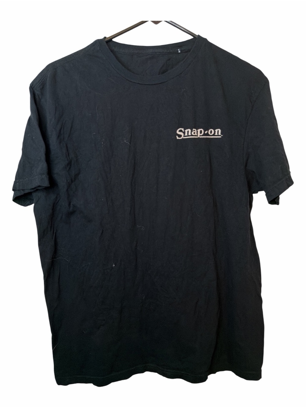 Genuine Snap-On Tools Mens Black Printed T-Shirt - Rear Print